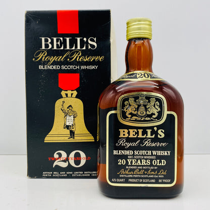 1970年代前半流通、BELL`S（ベルズ）Royal Reserve 20年、4/5Quart、760ml、43% #53
