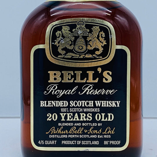 1970年代前半流通、BELL`S（ベルズ）Royal Reserve 20年、4/5Quart、760ml、43% #53