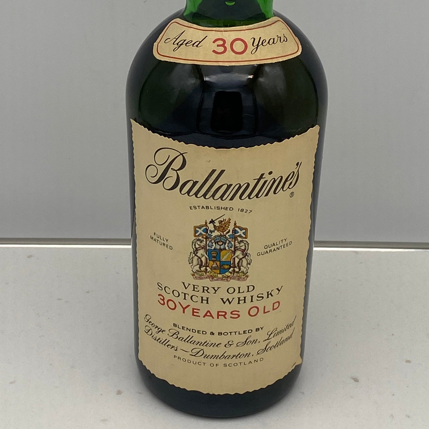 1980年代半ば流通、バランタイン30年、750ml、43%、青青旗ラベル（Blue-Blue Flag）#58