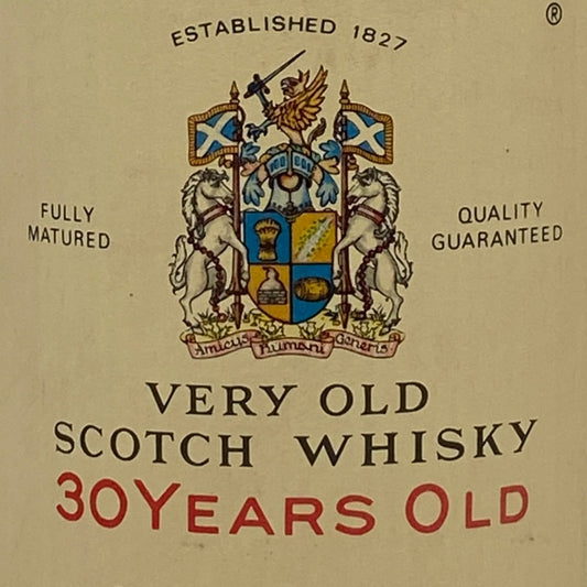 1980年代半ば流通、バランタイン30年、750ml、43%、青青旗ラベル（Blue-Blue Flag）#58