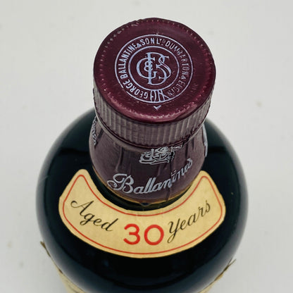1980年代半ば流通、バランタイン30年、750ml、43%、青青旗ラベル（Blue-Blue Flag）#58