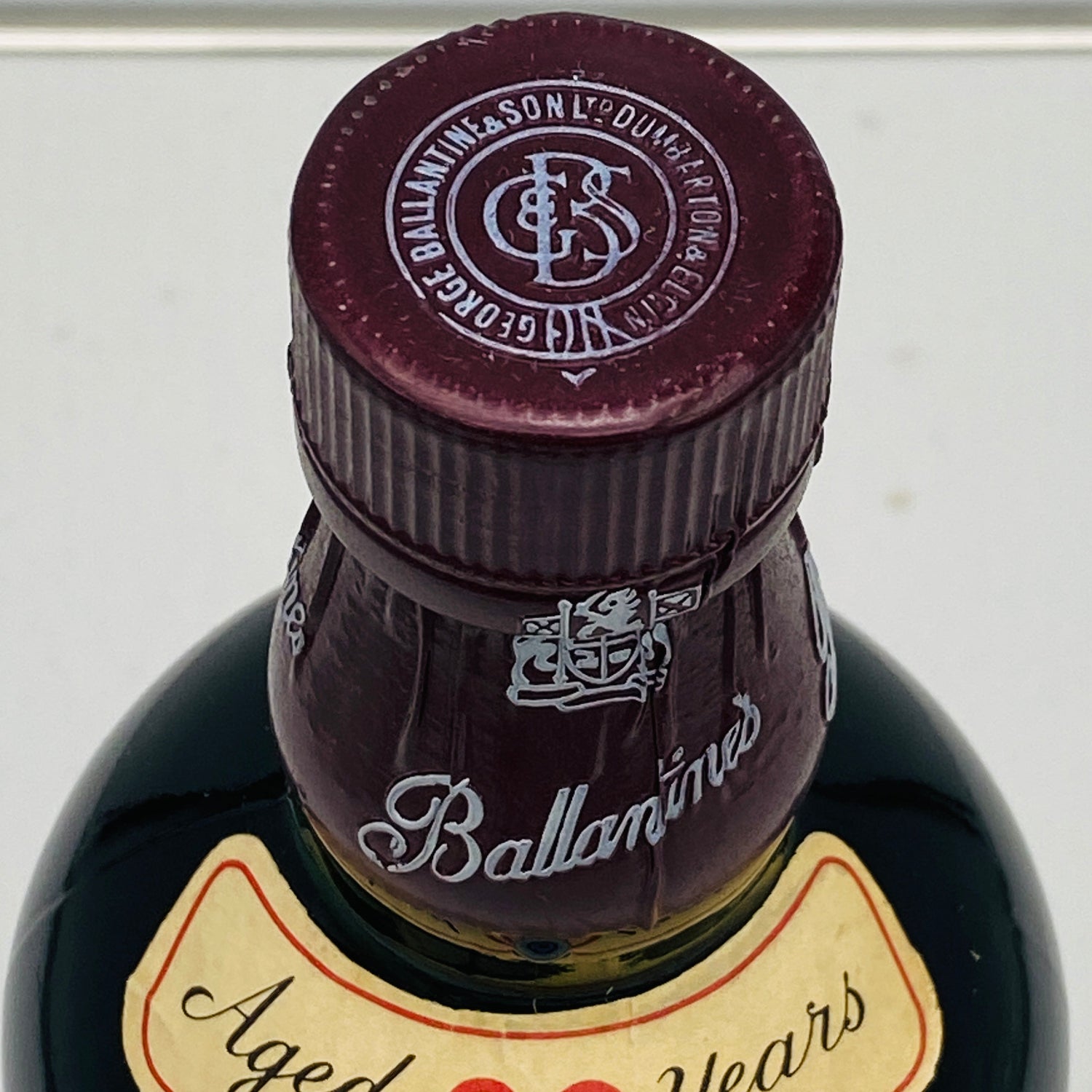 1980年代半ば流通、バランタイン30年、750ml、43%、青青旗ラベル（Blue