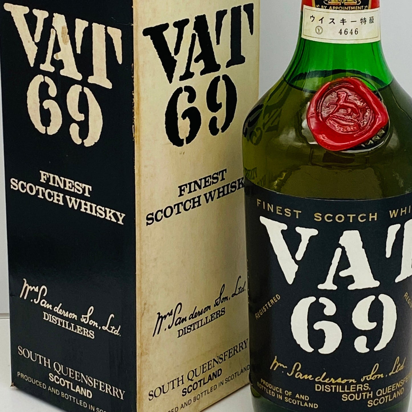 1970年代半ば流通、VAT69（バット69）760ml, 43% #59
