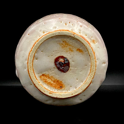 岐阜県重要無形文化財保持者 仙太郎窯 安藤 日出武 作 志美濃野 鉄絵 筒型酒器 ロックグラス #360