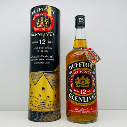 1980年代流通、ダフタウン（DUFFTOWN）12年、1,000ml、43%、ピュアモルト #55