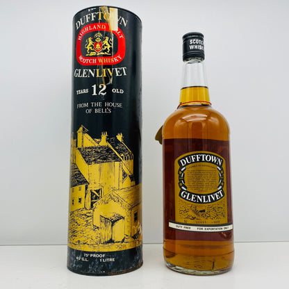 1980年代流通、ダフタウン（DUFFTOWN）12年、1,000ml、43%、ピュアモルト #55