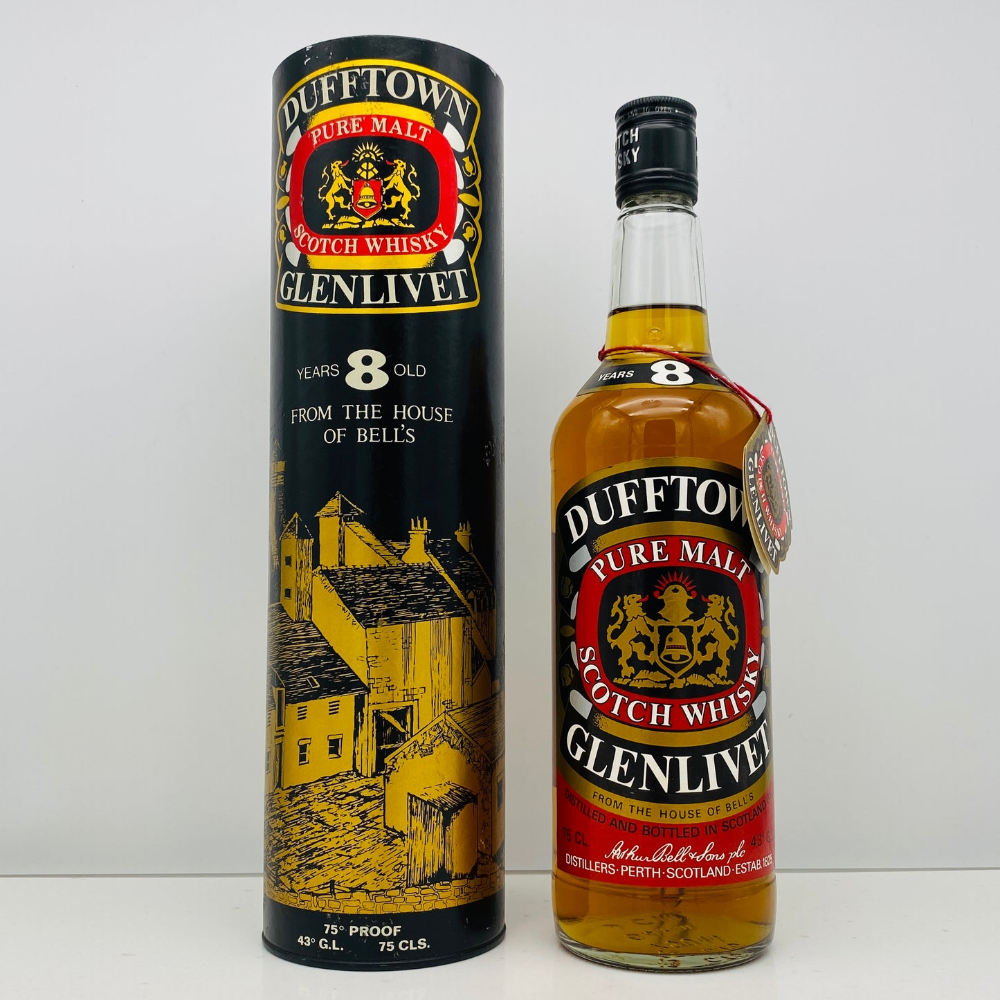 1980年代半ば流通、ダフタウン（DUFFTOWN）8年、750ml、43%、ピュアモルト #57
