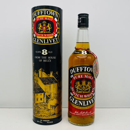1980年代半ば流通、ダフタウン（DUFFTOWN）8年、750ml、43%、ピュアモルト #57