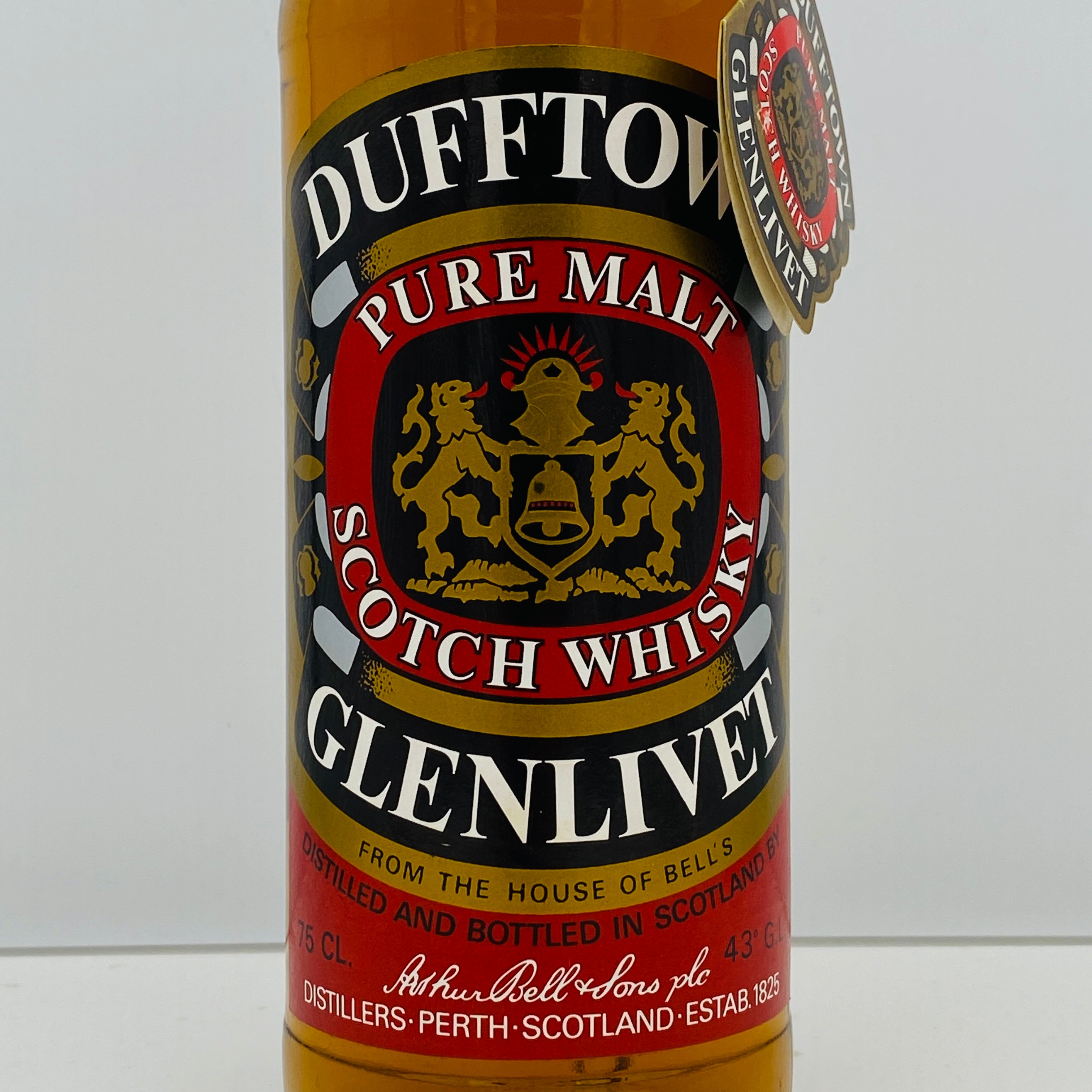1980年代半ば流通、ダフタウン（DUFFTOWN）8年、750ml、43%、ピュア