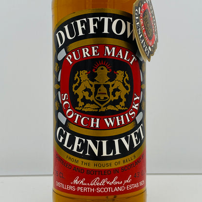 1980年代半ば流通、ダフタウン（DUFFTOWN）8年、750ml、43%、ピュアモルト #57