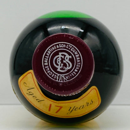 1970年代流通、バランタイン 17年 4/5QUART, 43% 青赤旗ラベル（Blue-Red Flag） #63