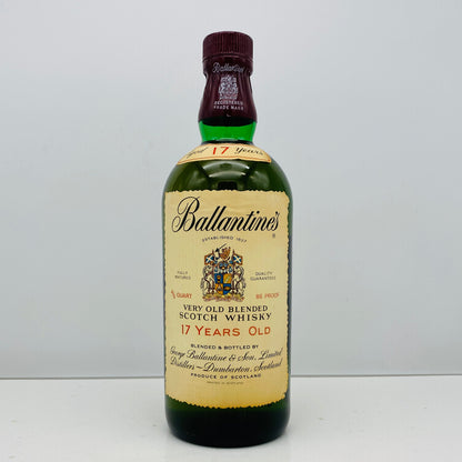 1980年代前半流通、バランタイン 17年 4/5QUART, 43% 青青旗ラベル（Blue-Blue Flag） #60