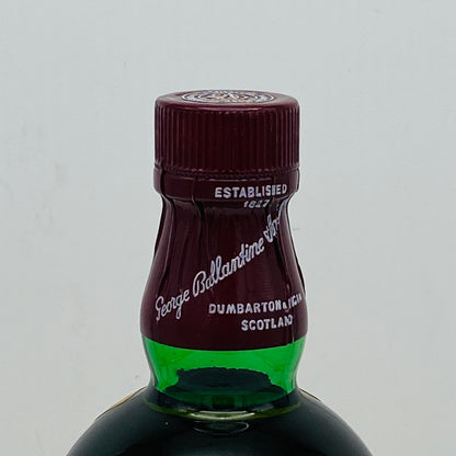 1980年代前半流通、バランタイン 17年 4/5QUART, 43% 青青旗ラベル（Blue-Blue Flag） #60