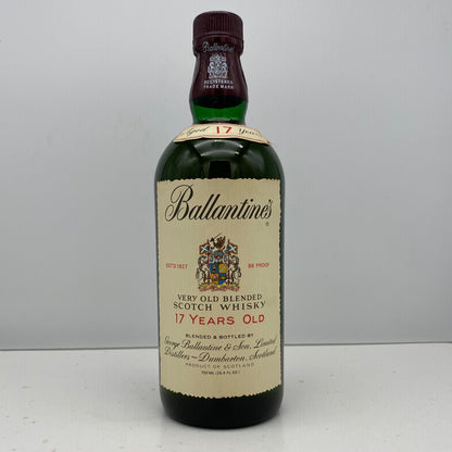 1980年代前半流通、バランタイン 17年 750ml, 86 PROOF 青青旗ラベル（Blue-Blue Flag） #61