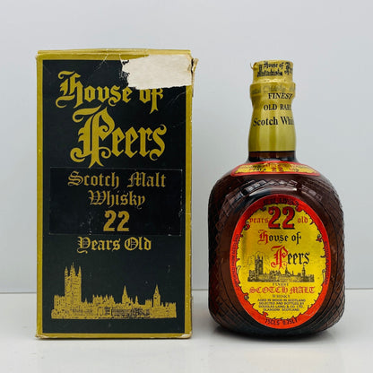 1980年代流通、ハウスオブピアーズ（House of Peers）22年、スコッチモルトウィスキー、750ml, 43% #64