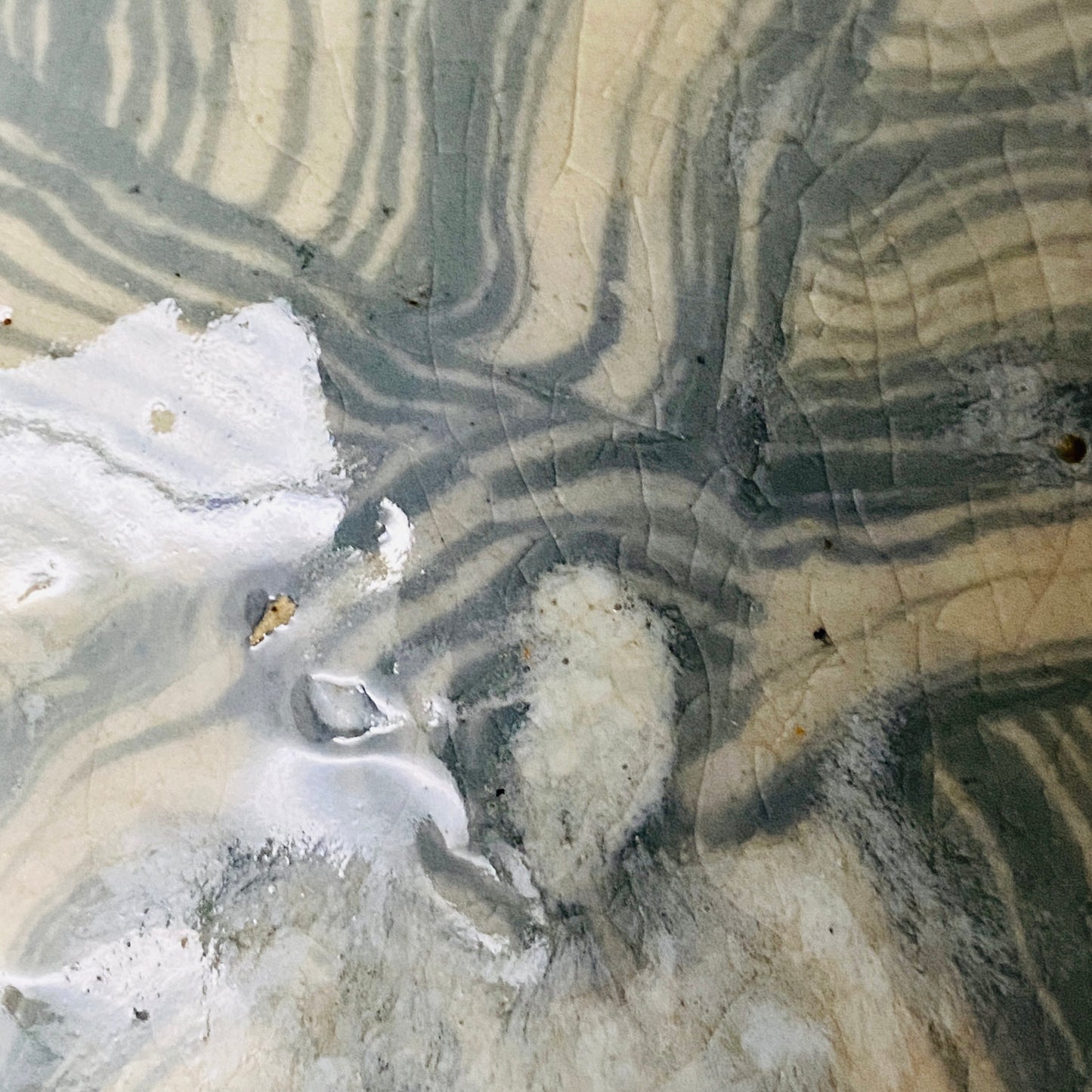 広島県重要無形文化財 錦練上手保持者 内田 泰秀 作 表裏貫通錦練上手 抹茶碗 1971年作陶 和のロックグラス 陶器茶碗 #367
