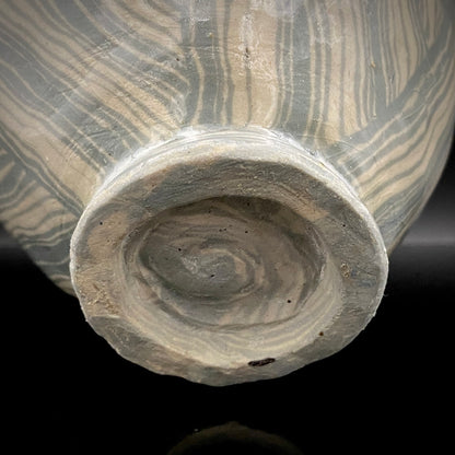 広島県重要無形文化財 錦練上手保持者 内田 泰秀 作 表裏貫通錦練上手 抹茶碗 1971年作陶 和のロックグラス 陶器茶碗 #367