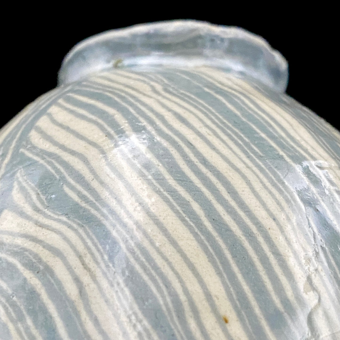 広島県重要無形文化財 錦練上手保持者 内田 泰秀 作 表裏貫通錦練上手 抹茶碗 1971年作陶 和のロックグラス 陶器茶碗 #367