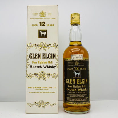 1970年代半ば流通、WHITE HORSE DISTILLERS LTD. グレンエルギン（GLEN ELGIN）12年、750ml、43% #69