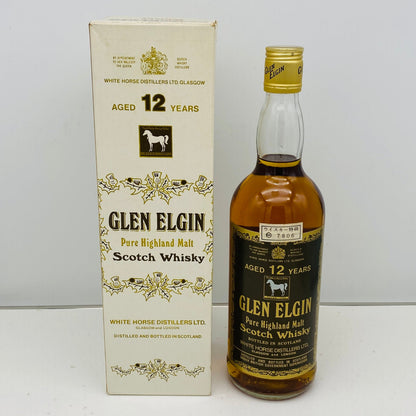 1970年代半ば流通、WHITE HORSE DISTILLERS LTD. グレンエルギン（GLEN ELGIN）12年、750ml、43% #69