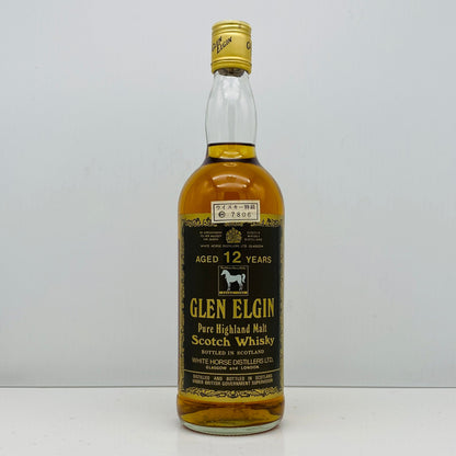 1970年代半ば流通、WHITE HORSE DISTILLERS LTD. グレンエルギン（GLEN ELGIN）12年、750ml、43% #69