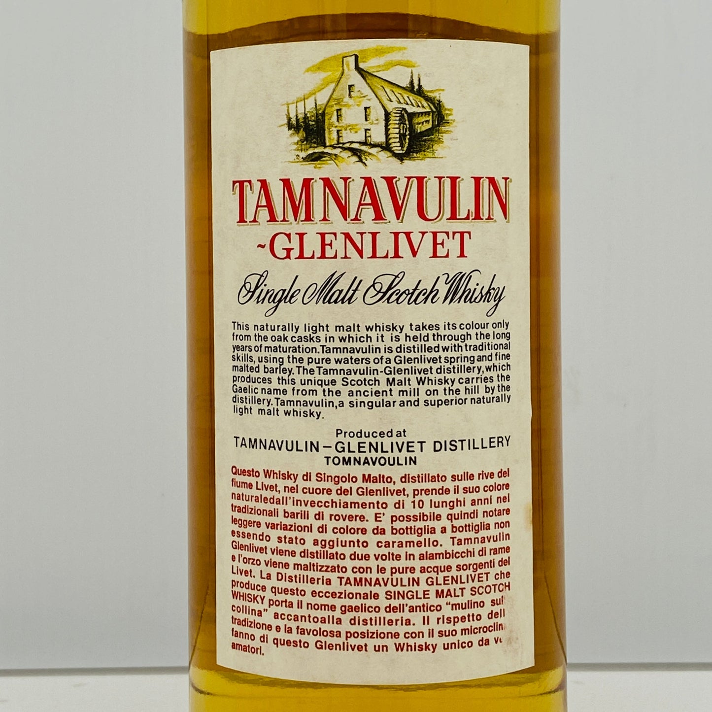 1980年代前半流通、ムーンインポート（MOON IMPORT）タムナブーリン / タムナヴーリン（TAMNAVULIN）10年、700ml、43% #71