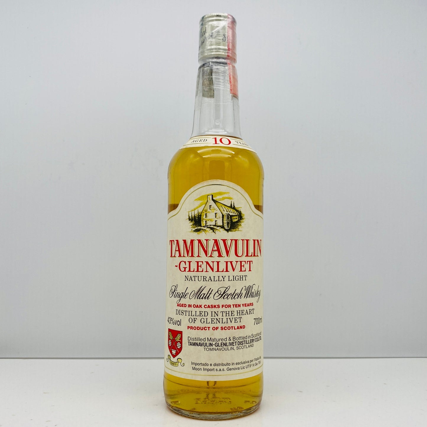 1980年代前半流通、ムーンインポート（MOON IMPORT）タムナブーリン / タムナヴーリン（TAMNAVULIN）10年、700ml、43% #71