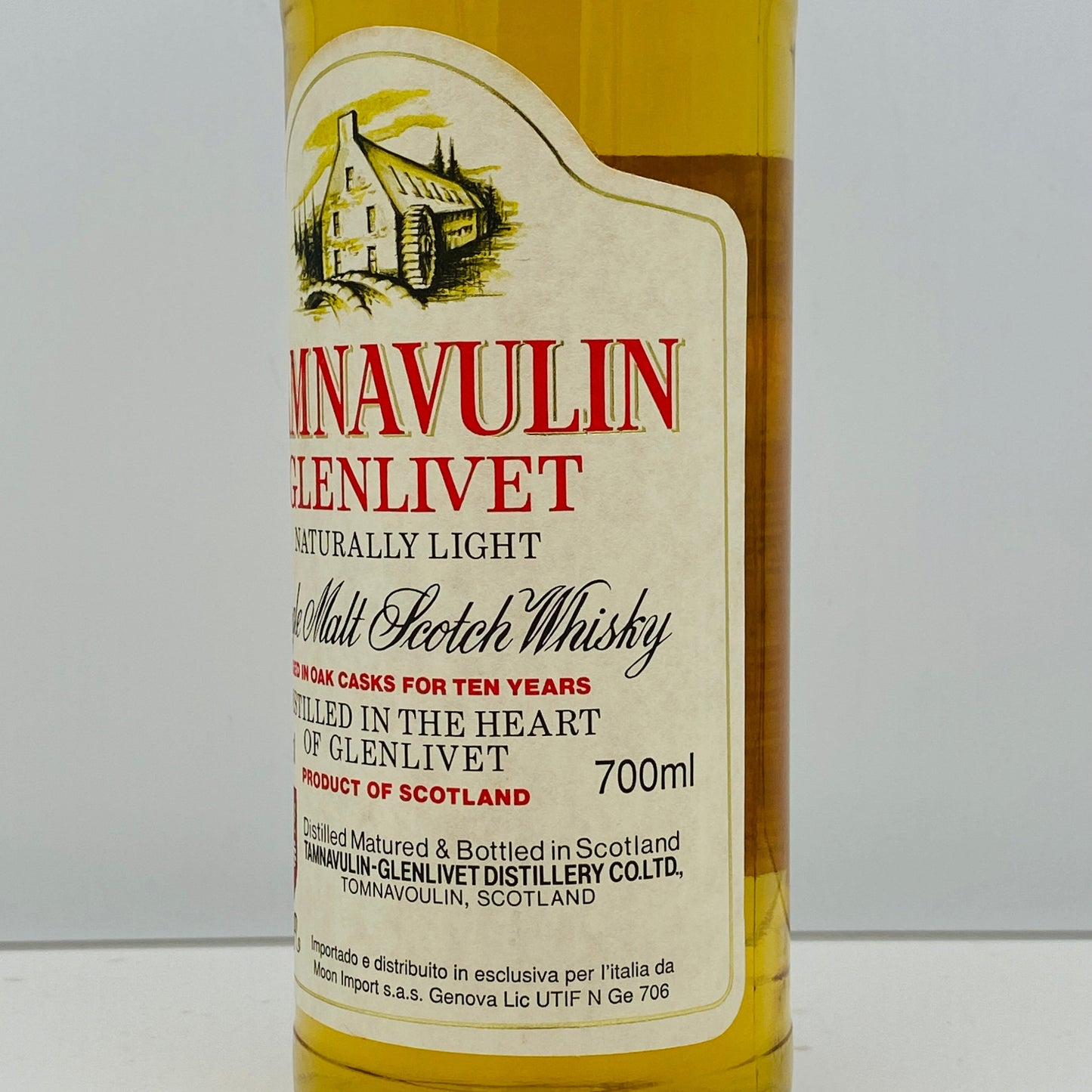 1980年代前半流通、ムーンインポート（MOON IMPORT）タムナブーリン / タムナヴーリン（TAMNAVULIN）10年、700ml、43% #71