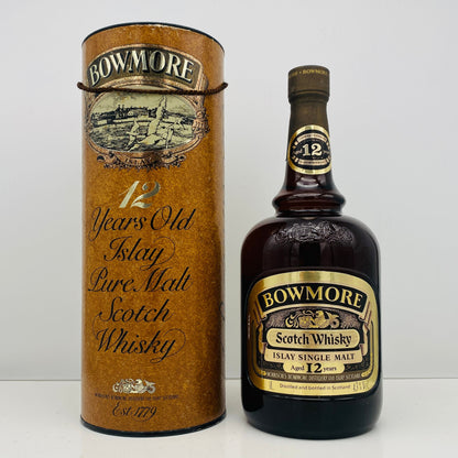 1980年代前半流通、ボウモア（BOWMORE）12年、1,000ml, 43% #68
