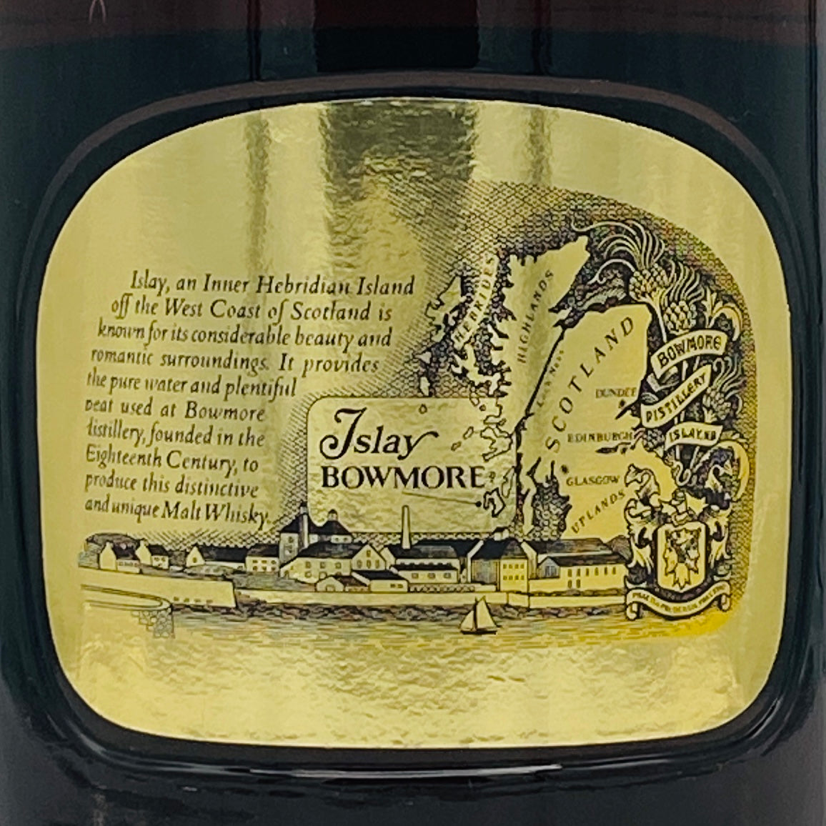 1980年代前半流通、ボウモア（BOWMORE）12年、1,000ml, 43% #68