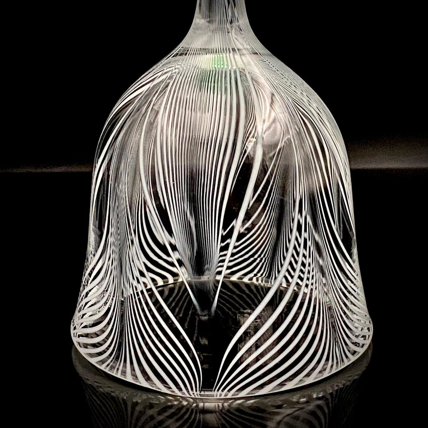 日本现代玻璃巨匠 石井康治 (Ishii Koji)  杰作 深海幻境 “海月” 长柄葡萄酒杯 #386