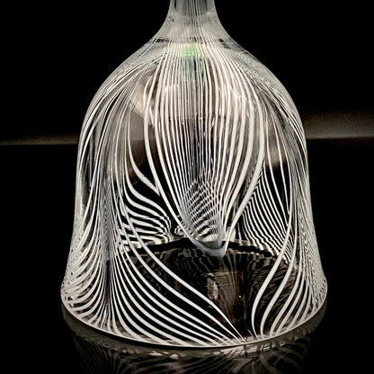 日本现代玻璃巨匠 石井康治 (Ishii Koji)  杰作 深海幻境 “海月” 长柄葡萄酒杯 #386