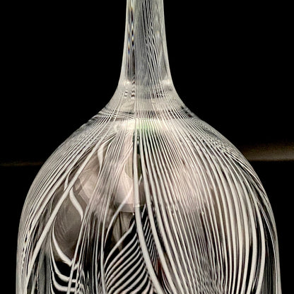 日本现代玻璃巨匠 石井康治 (Ishii Koji)  杰作 深海幻境 “海月” 长柄葡萄酒杯 #386