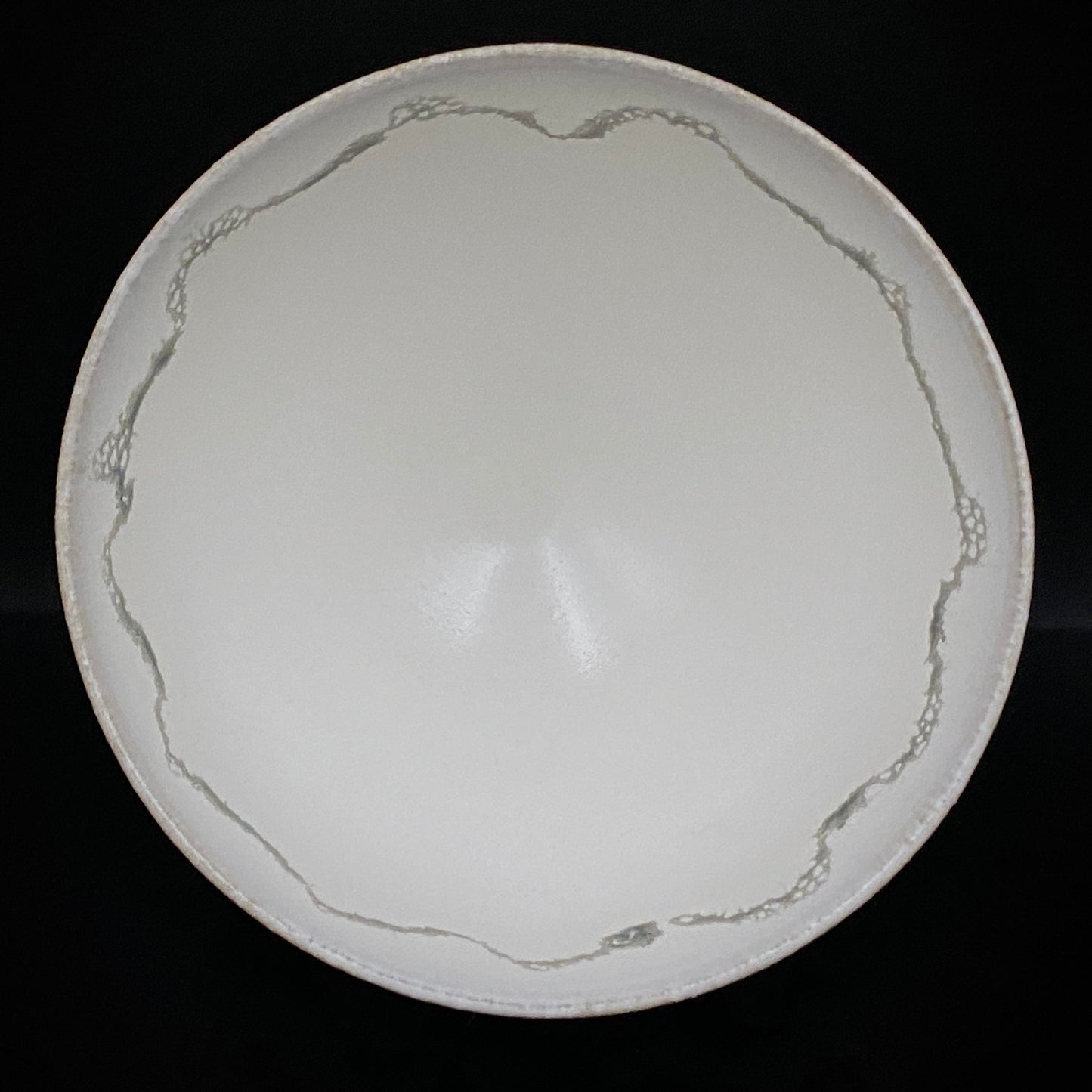 师从人间国宝清水卯一（Shimizu Uichi、父）、荣获松下奖 蓬莱窑 清水 保孝（Shimizu Yasutaka）作 白釉收缩窑变波纹茶碗 和风威士忌杯 #378
