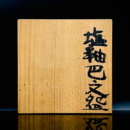 加守田章二直弟子 益子焼 坂田甚内 作 塩釉巴文盌 茶わん フリーカップ 酒器 和のロックグラス #390