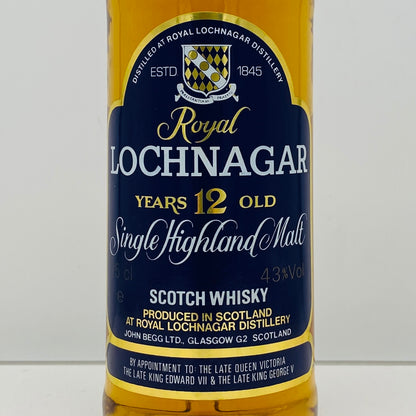 1980年代流通、ロイヤルロッホナガー（ROYAL LOCHNAGAR）12年、750ml, 43% #67