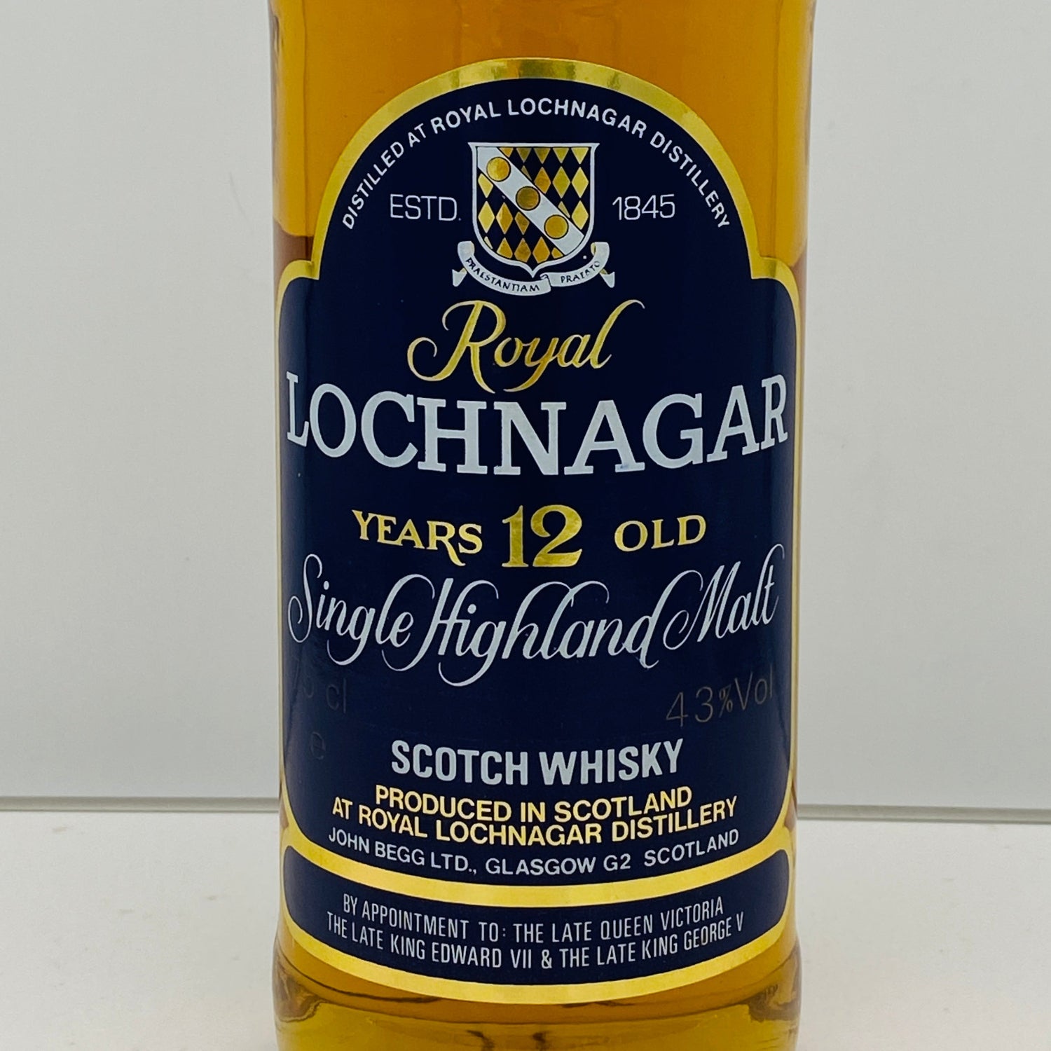 1980年代流通、ロイヤルロッホナガー（ROYAL LOCHNAGAR）12年、750ml