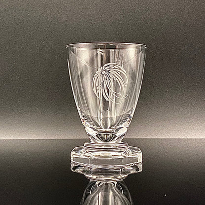 DAUM CRYSTAL（ドームクリスタル） Vette de Saison（ヴェット・ドゥ・セゾン） 花文彫刻 グラス6点セット #73