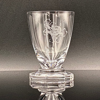 DAUM CRYSTAL（ドームクリスタル） Vette de Saison（ヴェット・ドゥ・セゾン） 花文彫刻 グラス6点セット #73