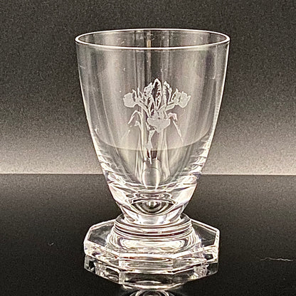 DAUM CRYSTAL（ドームクリスタル） Vette de Saison（ヴェット・ドゥ・セゾン） 花文彫刻 グラス6点セット #73