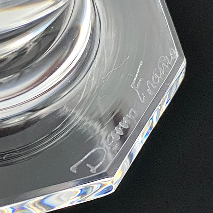 DAUM CRYSTAL（ドームクリスタル） Vette de Saison（ヴェット・ドゥ・セゾン） 花文彫刻 グラス6点セット #73