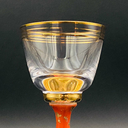 有田焼 南山窯 陶器とガラスの融合 馬上盃ペアセット #76