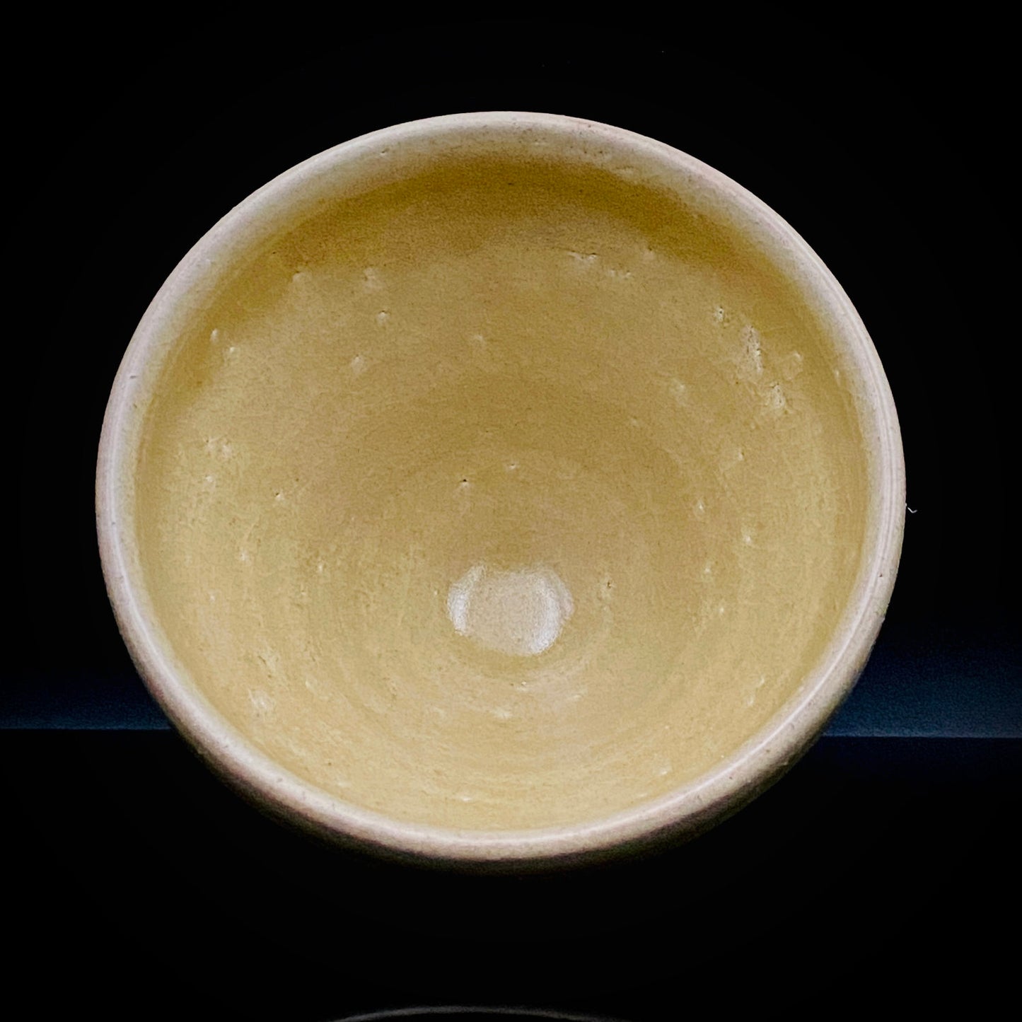 瀬戸市指定無形文化財 陶芸灰釉技法保持者 太子窯 鈴木八郎 作 灰釉天目茶盃 抹茶碗 酒器 和のロックグラス #393