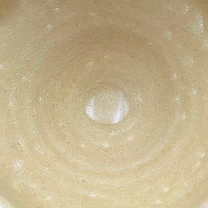 瀬戸市指定無形文化財 陶芸灰釉技法保持者 太子窯 鈴木八郎 作 灰釉天目茶盃 抹茶碗 酒器 和のロックグラス #393