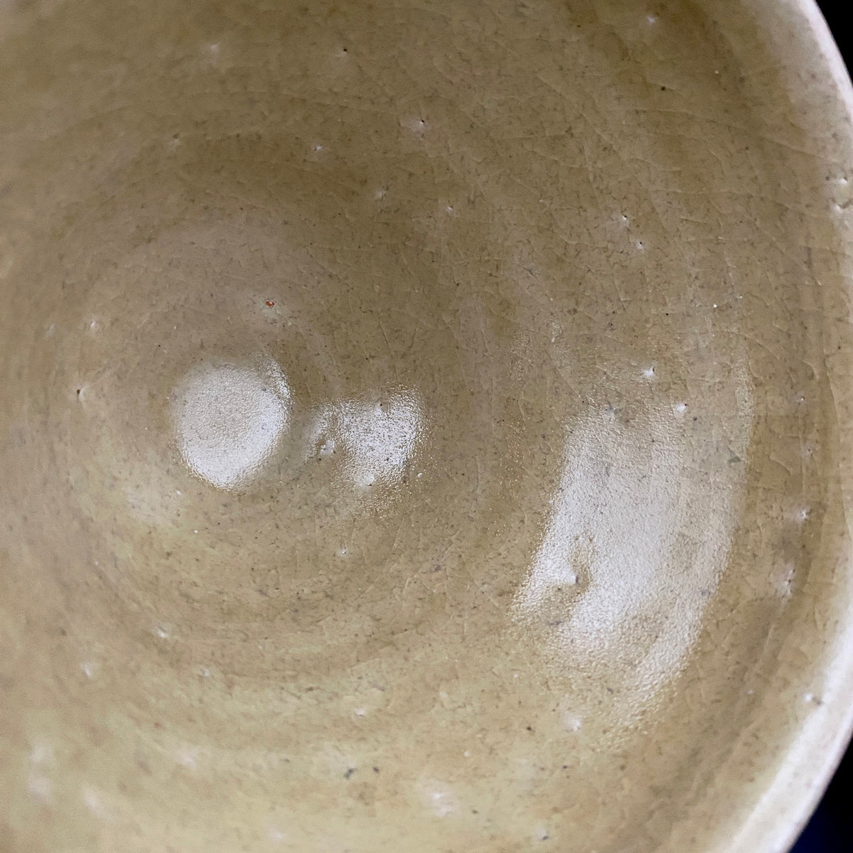 瀬戸市指定無形文化財 陶芸灰釉技法保持者 太子窯 鈴木八郎 作 灰釉天目茶盃 抹茶碗 酒器 和のロックグラス #393