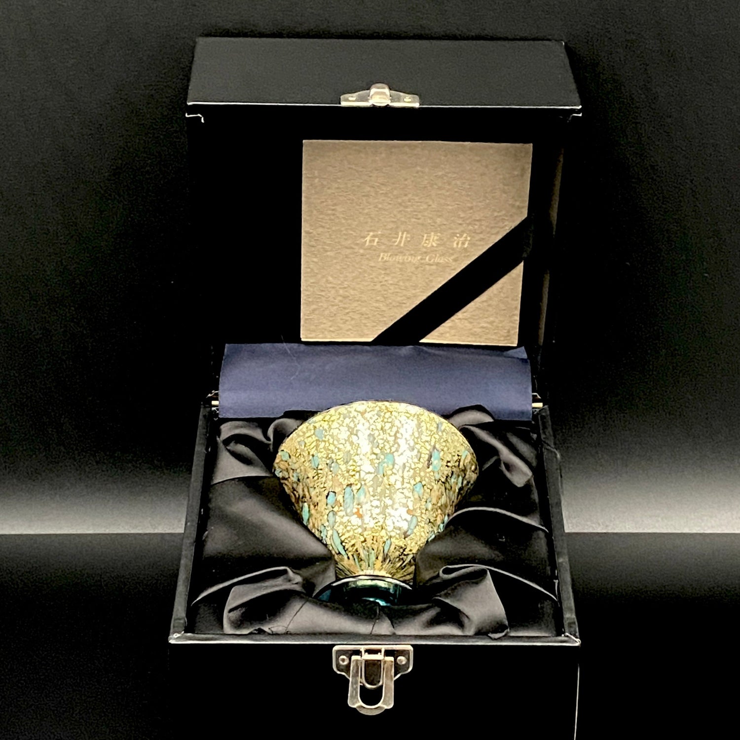 石井 康治 作 手吹き硝子 海月 クラゲ グラス1点 #78 – Antique Liquor