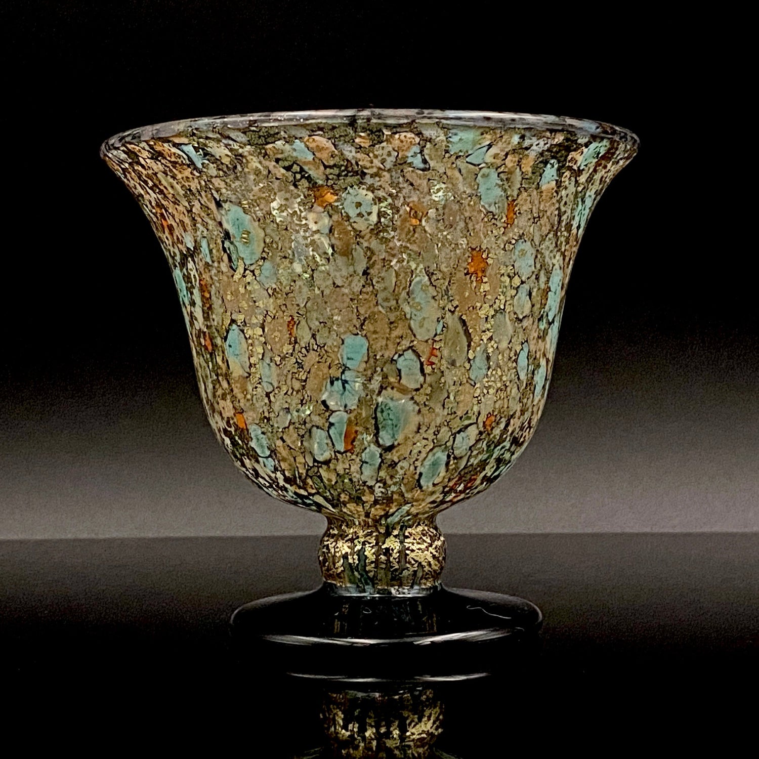 石井 康治 作 手吹き硝子 海月 クラゲ グラス1点 #78 – Antique Liquor