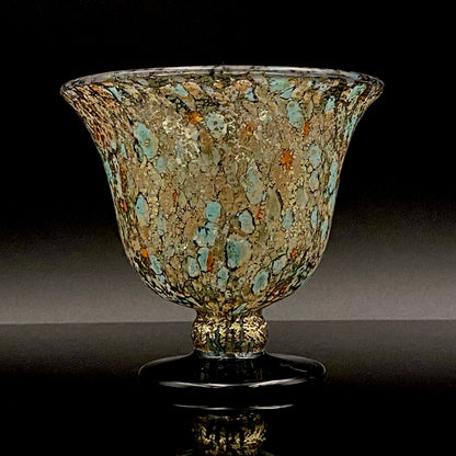 石井 康治 作 手吹き硝子  海月 クラゲ グラス１点 #78