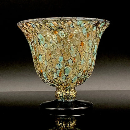 石井 康治 作 手吹き硝子  海月 クラゲ グラス１点 #78