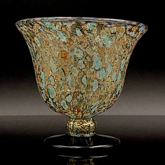 石井 康治 作 手吹き硝子  海月 クラゲ グラス１点 #78